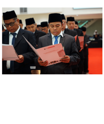 Achmad Hidayatullah dékáni beiktatása